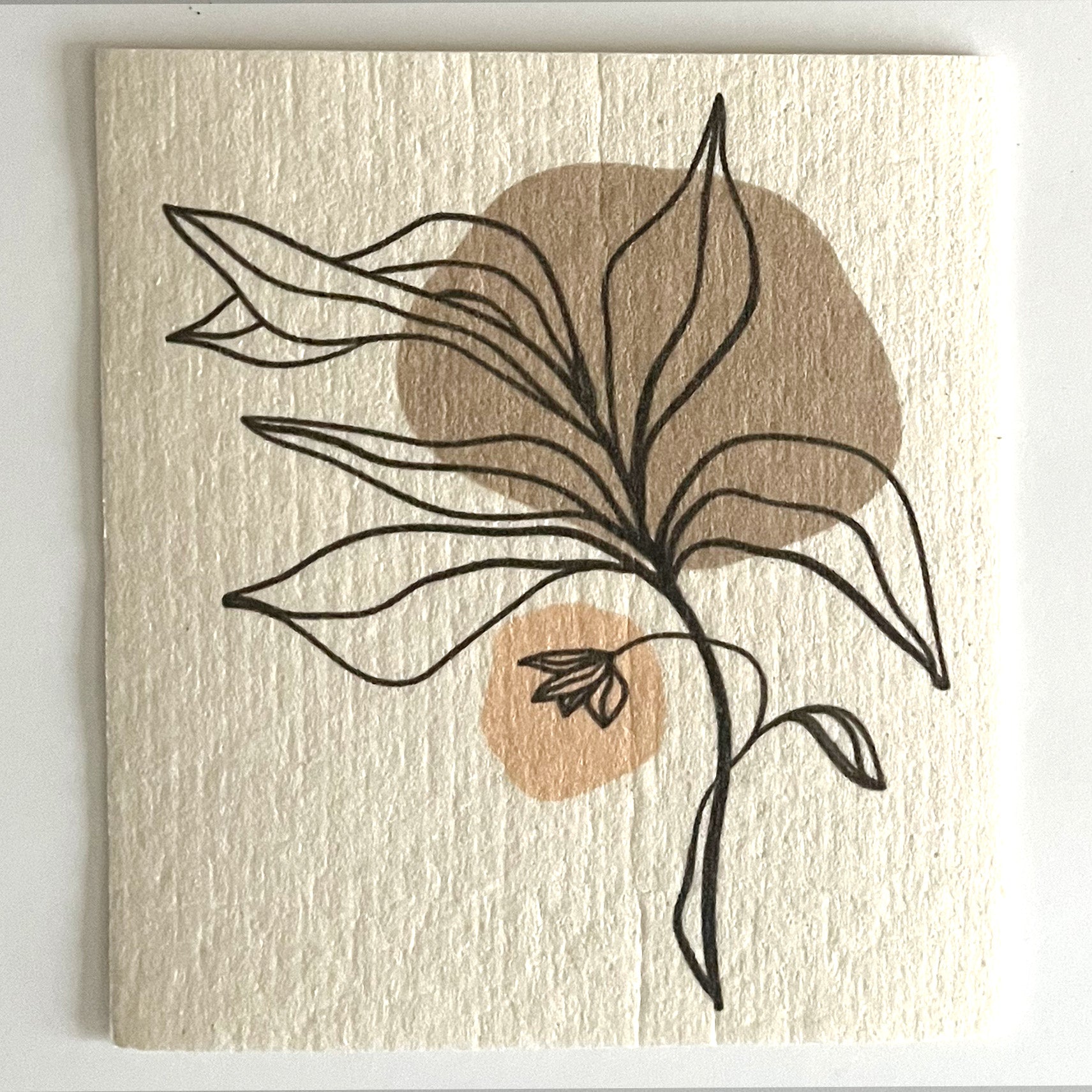 boho inspired swedish dish towel