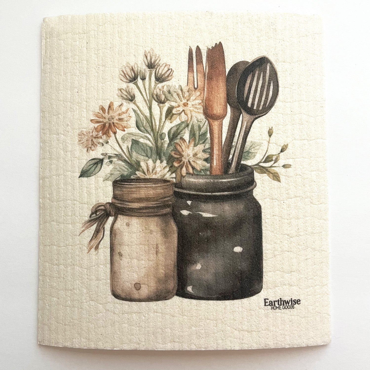 farmhouse inspired swedish dishcloth for a magnolia home lover