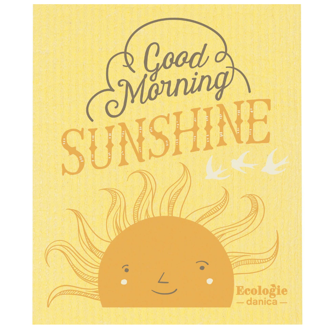 Good Morning Sun Swedish Dishcloth