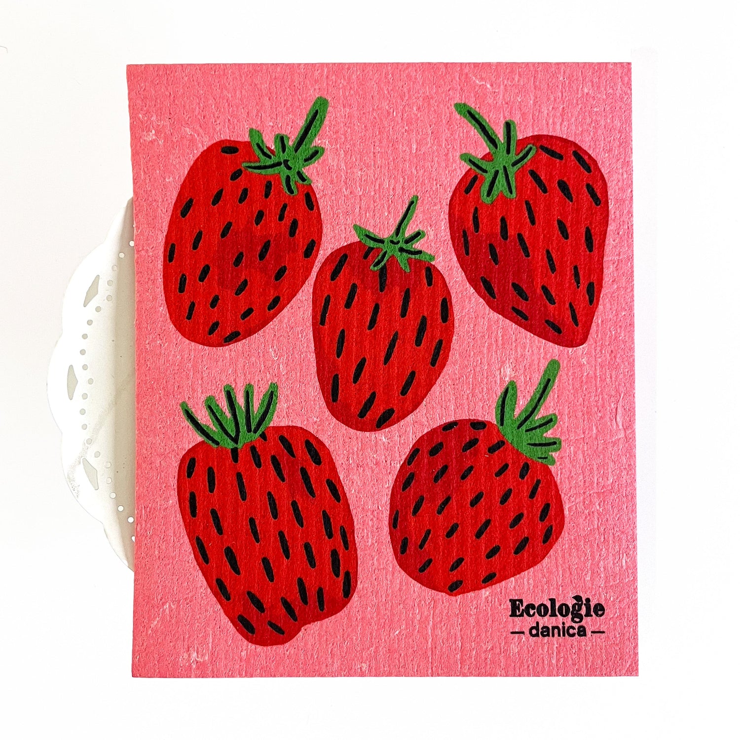 fruit themed swedish dish cloths