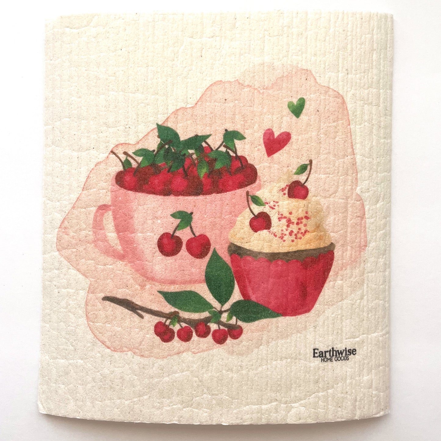 Bowl of Cherries Swedish Dishcloth