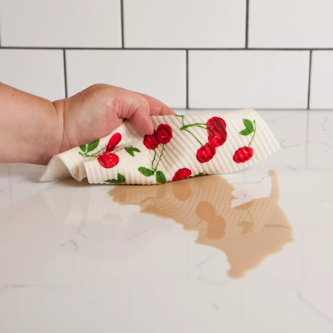 absorbent kitchen dishcloth for sustainable home