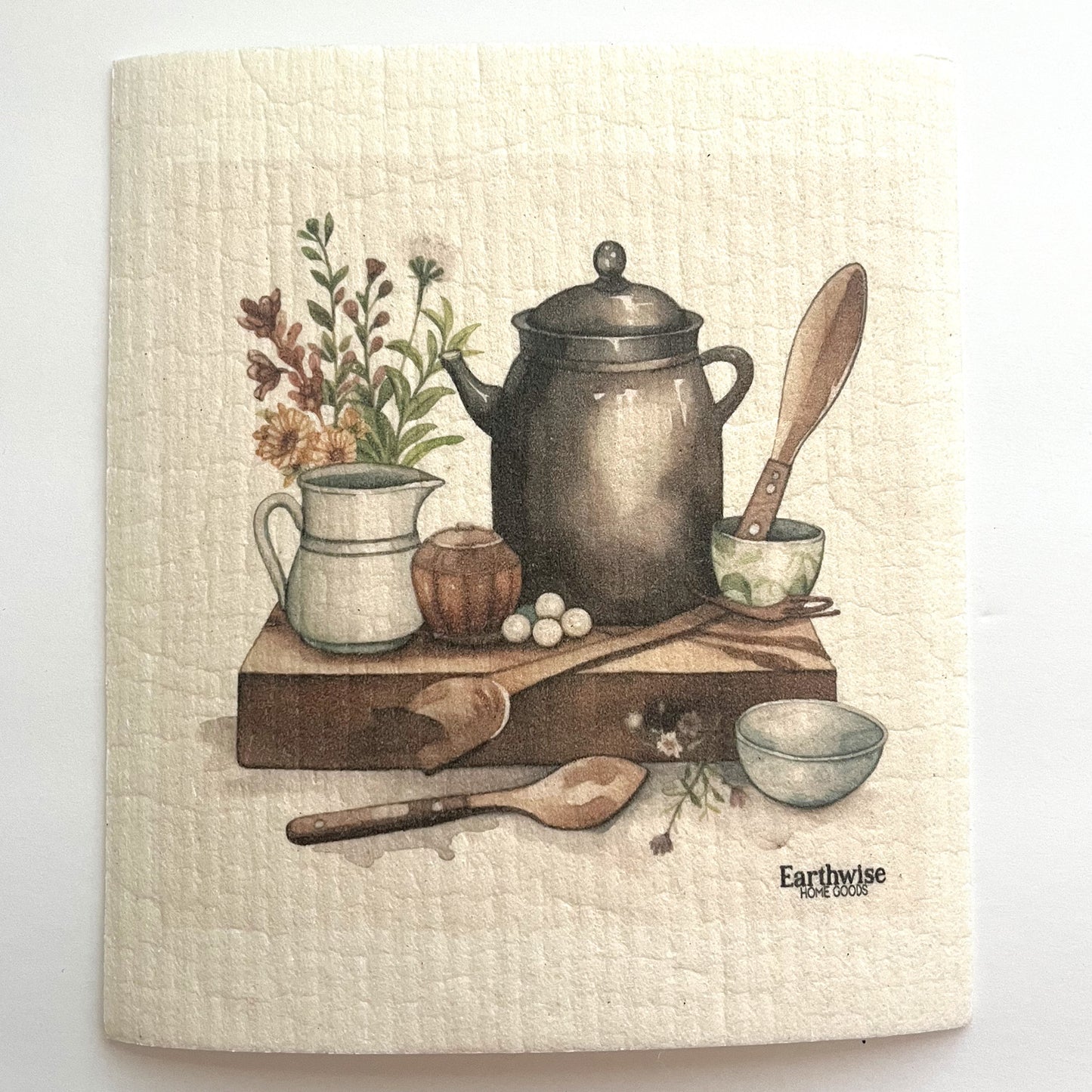farmhouse style swedish dishcloth great for a magnolia home kitchen