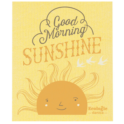 Good Morning Sun Swedish Dishcloth