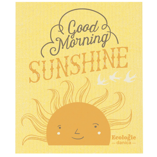 Good Morning Sun Swedish Dishcloth