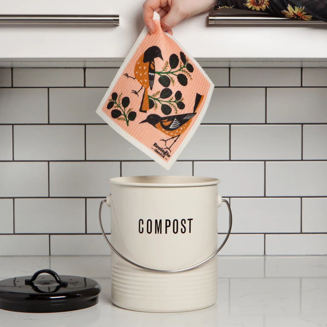 Swedish Dishcloth Flamingos