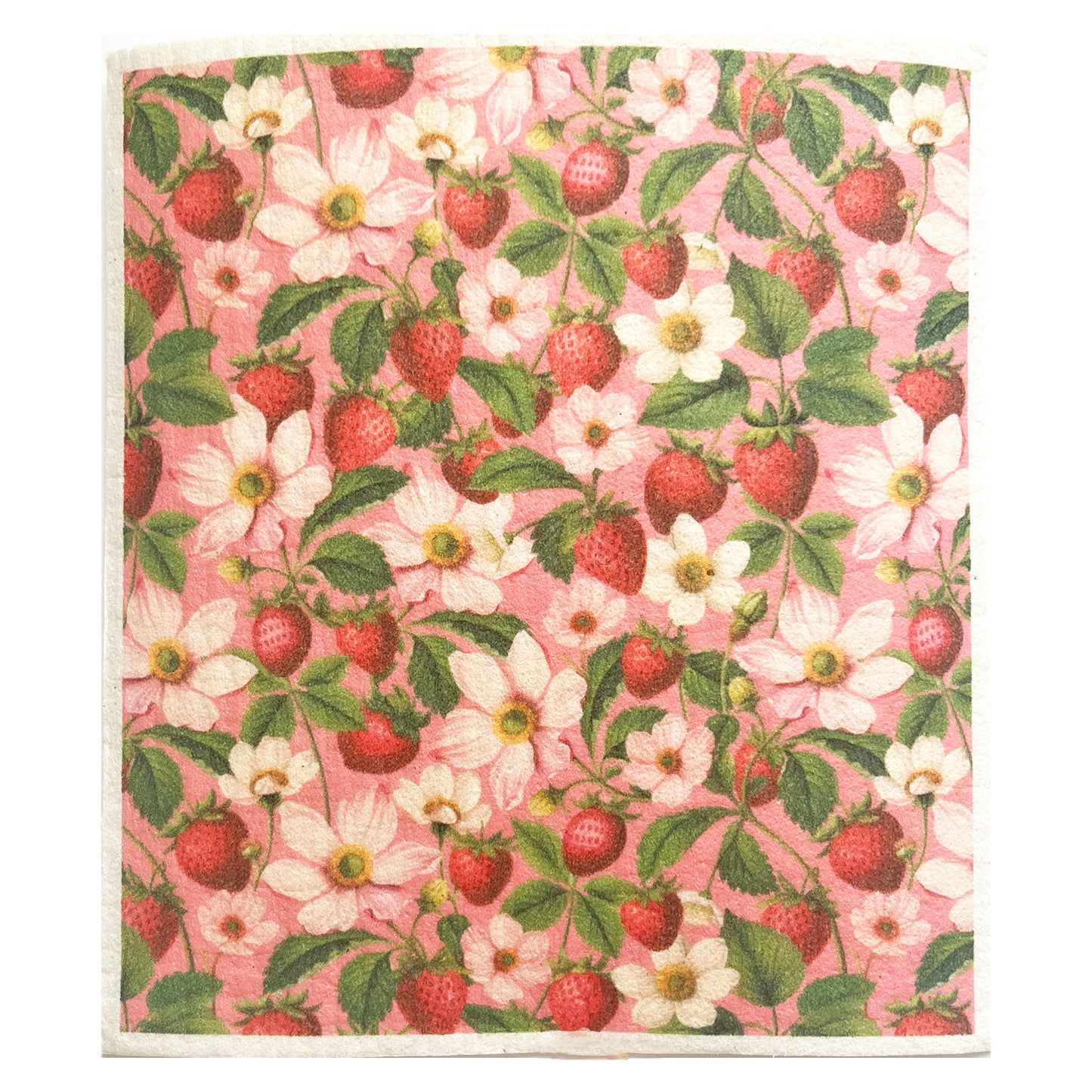 Strawberry Themed Swedish Dish Cloth